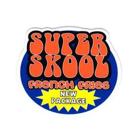 ステッカー アメリカン おしゃれ かっこいい 車 アウトドア スーツケース バイク ビンテージ カーステッカー 広告 ラベル フライドポテト Super Skool Sc Jel50 Gen U S Junkyard 通販 Yahoo ショッピング