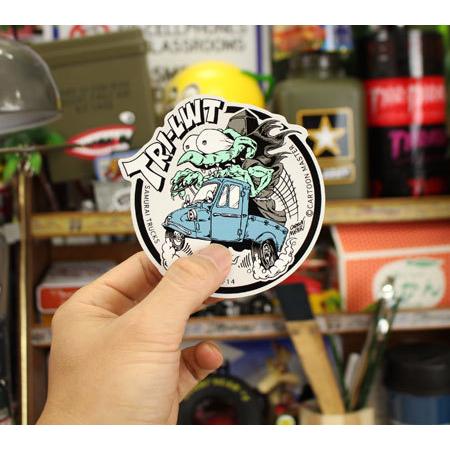 ステッカー 軽トラック モンスター かっこいい おしゃれ ホットロッド