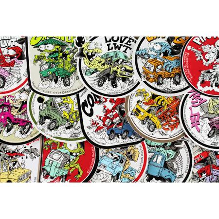 ステッカー 軽トラック モンスター かっこいい おしゃれ ホットロッド