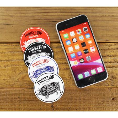 ポークチョップ ステッカー 車 アメリカン おしゃれ バイク かっこいい