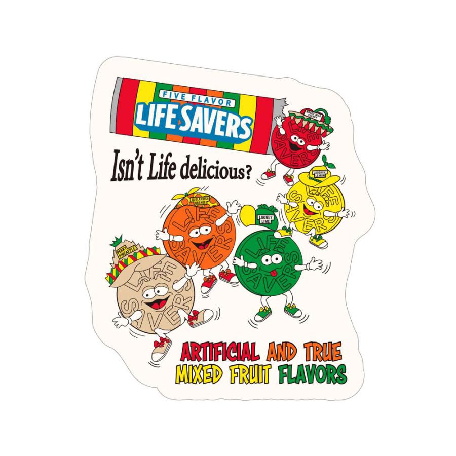 ライフセーバーズ ステッカー アメリカン おしゃれ キャラクター アメリカ 車 バイク アメリカン雑貨 LIFE SAVERS : U.S ...