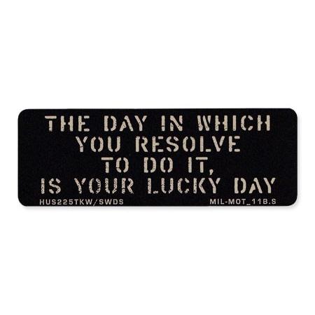 ステッカー 車 アメリカン ミリタリー アウトドア バイク ステンシル 世田谷ベース おしゃれ かっこいい カーステッカー 思い立ったが