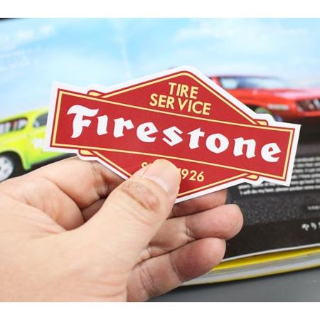 ステッカー ファイアストン ファイヤストーン Firestone アメリカン 車