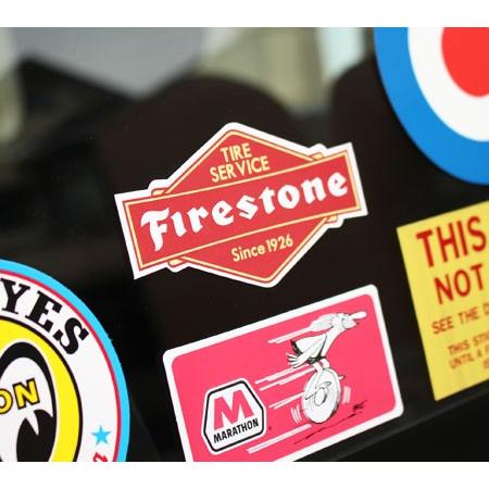 ステッカー ファイアストン ファイヤストーン Firestone アメリカン 車