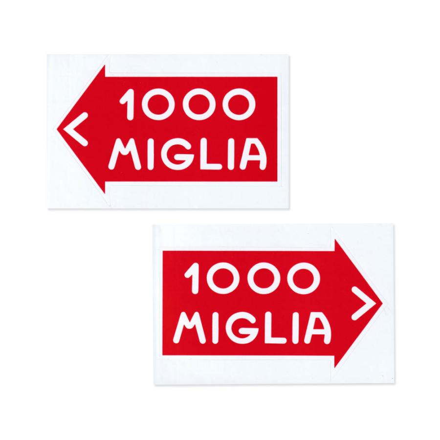 ステッカー ミッレミリア 車 バイク イタリア かっこいい おしゃれ レーシング カーステッカー Mille Miglia 1000 左右セット Sc Ms141 Fee U S Junkyard 通販 Yahoo ショッピング