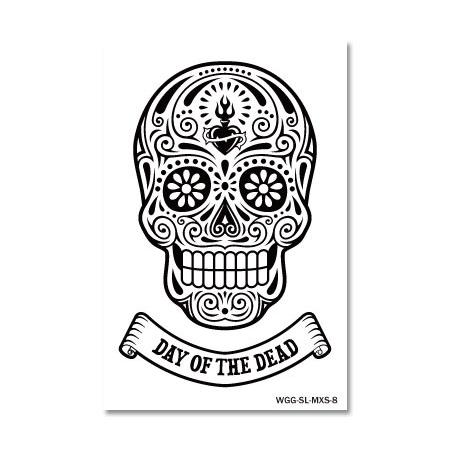 ステッカー スカル メキシカンスカル アメリカン 車 アウトドア スーツ