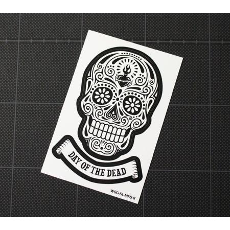 ステッカー スカル メキシカンスカル アメリカン 車 アウトドア スーツケース バイク MEXICAN SKULL DAY OF THE DEAD ハート｜planfirst｜02