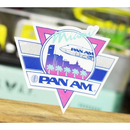 ステッカー パンナム PAN AM アメリカン 車 かっこいい おしゃれ