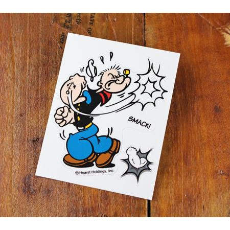 楽天市場】ポパイ ステッカー キャラクター アメリカ おしゃれ