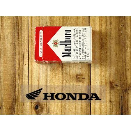 ステッカー ホンダ アメリカン 車 おしゃれ バイク ヘルメット かっこいい HONDA 転写式 ウイング ロゴ ブラック サイズS | ホンダ | 01
