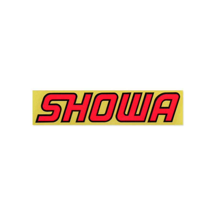 ショーワ ステッカー バイク 車 おしゃれ かっこいい カーステッカー レーシング モータースポーツ SHOWA 転写タイプ サイズS｜planfirst