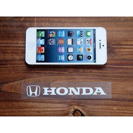 ステッカー ホンダ アメリカン 車 おしゃれ バイク ヘルメット かっこいい HONDA 転写式 Hマーク ロゴ ホワイト サイズS | ホンダ | 01
