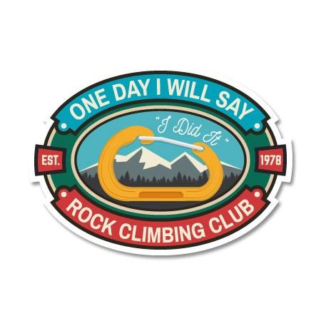 ステッカー ロッククライミング ボルダリング アウトドア アメリカン おしゃれ スーツケース 車 バイク かっこいい キャンプ Rock Climbing Emblem One Day Sc Rce005 Ahd U S Junkyard 通販 Yahoo ショッピング
