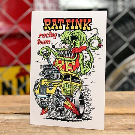 RAT FINK（ラットフィンク） ステッカー 車 アメリカン キャラクター