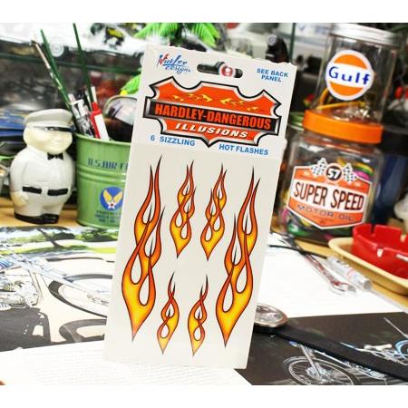 ステッカー フレイム ファイヤー ピンストライプ 車 アメリカン バイク ヘルメット かっこいい おしゃれ アメリカン雑貨 Hot Flashes メール便ok Sc Res Fee Sc Res Fee U S Junkyard 通販 Yahoo ショッピング