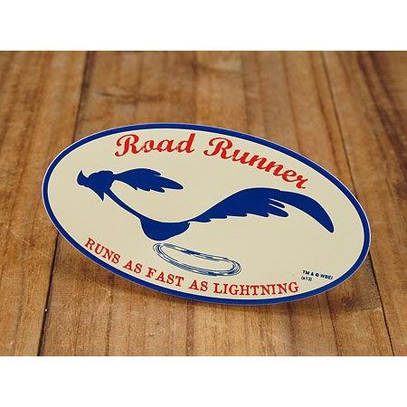 ロードランナー ステッカー ルーニー テューンズ 車 アメリカン キャラクター バイク ヘルメット かっこいい ランニングオーバル メール便ok Sc Rrd010 Mon 67 Off