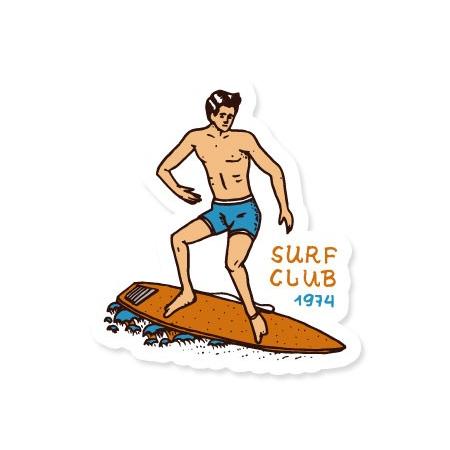 ステッカー サーフィン アメリカン 車 アウトドア スーツケース おしゃれ かっこいい レトロ ビンテージ 海 Surfs Up Decal サーフボード Surf Club 1974 Sc Sfu7601 Ahd U S Junkyard 通販 Yahoo ショッピング