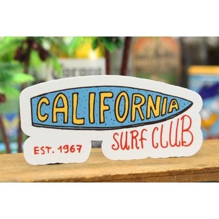 ステッカー サーフィン アメリカン 車 アウトドア スーツケース おしゃれ かっこいい レトロ ビンテージ 海 Surfs Up Decal サーフボード California Surf Club Sc Sfu7603 Ahd U S Junkyard 通販 Yahoo ショッピング