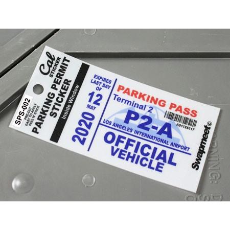 パーキングパーミットステッカー 車 アメリカン 駐車許可