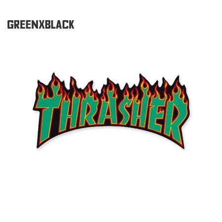 スラッシャー ステッカー ブランド かっこいい おしゃれ アウトドア アメリカン スケボー ストリート 車 バイク スーツケース Thrasher Flame Big Sc Th297 Gen U S Junkyard 通販 Yahoo ショッピング