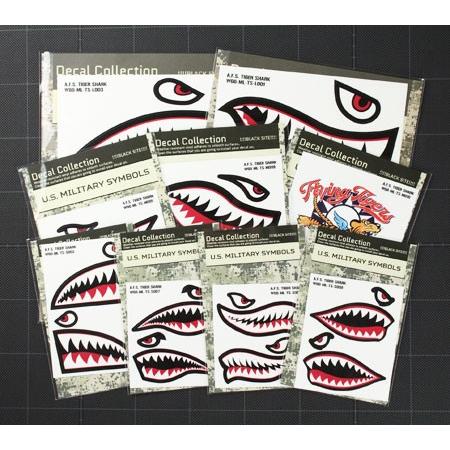 ミリタリー ステッカー アメリカン 車 おしゃれ かっこいい アウトドア スーツケース バイク タイガーシャーク 左右セット サイズM TSM009 |  | 03