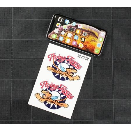 ミリタリー ステッカー アメリカン 車 おしゃれ かっこいい アウトドア バイク フライングタイガー 左右セット サイズM TSM010 |  | 02