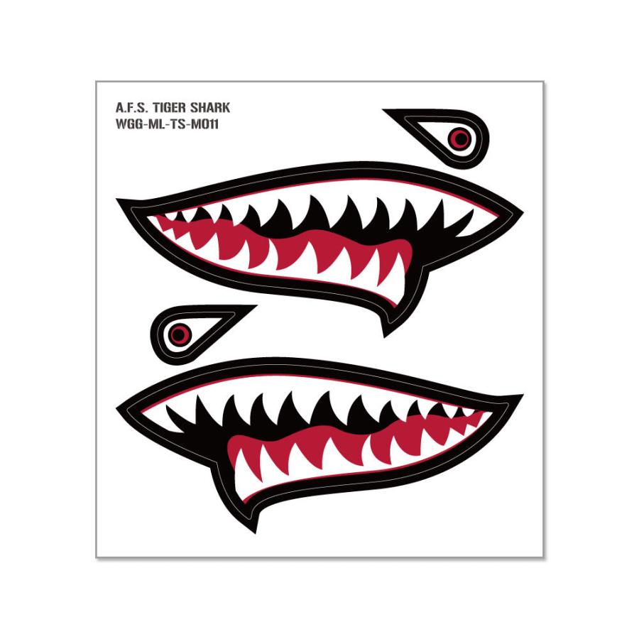 ミリタリー ステッカー アメリカン 車 おしゃれ かっこいい アウトドア スーツケース バイク Us Air Force タイガーシャーク 左右セット サイズm Tsm011 Sc Tsm011 Ahd U S Junkyard 通販 Yahoo ショッピング