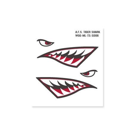 ミリタリー ステッカー アメリカン 車 おしゃれ かっこいい アウトドア スーツケース バイク Us Air Force タイガーシャーク 左右セット サイズs Tss006 Sc Tss006 Ahd U S Junkyard 通販 Yahoo ショッピング