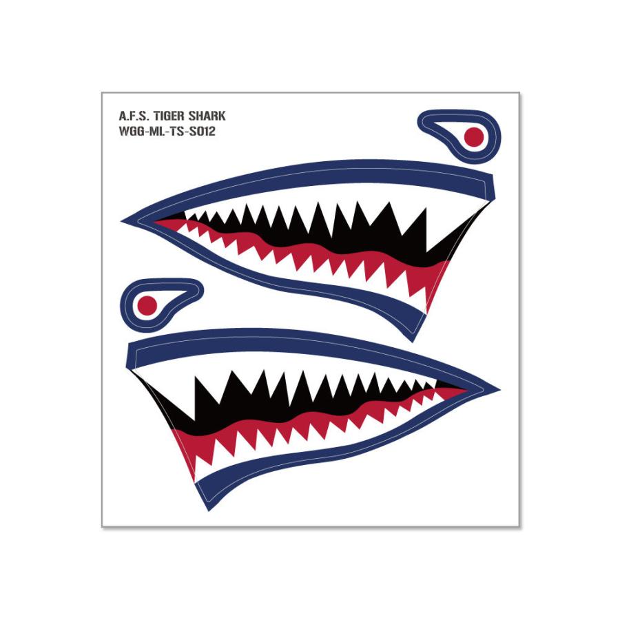 ミリタリー ステッカー アメリカン 車 おしゃれ かっこいい アウトドア スーツケース バイク Us Air Force タイガーシャーク 左右セット サイズs Tss012 国内外の人気が集結