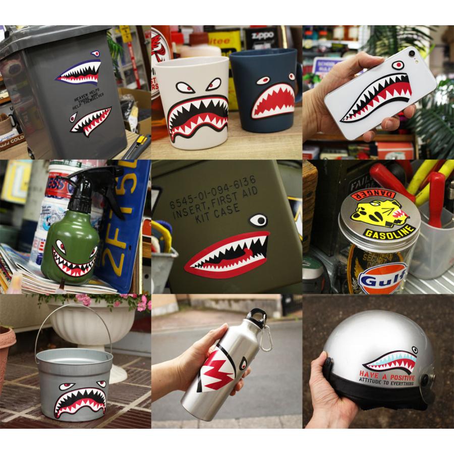 ミリタリー ステッカー アメリカン 車 おしゃれ かっこいい アウトドア スーツケース バイク Us Air Force タイガーシャーク 左右セット サイズs Tss016 Sc Tss016 Ahd U S Junkyard 通販 Yahoo ショッピング