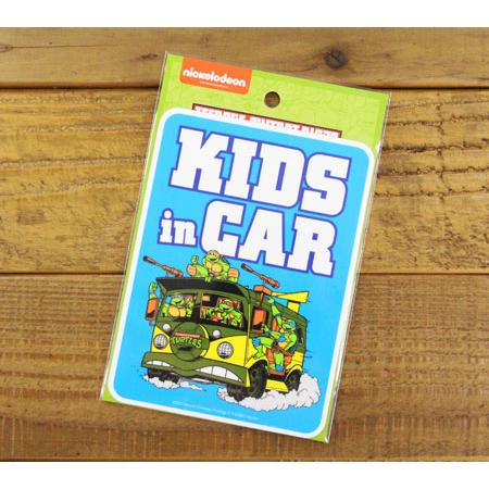 タートルズ ステッカー 子供が乗ってます KIDS IN CAR キッズインカー