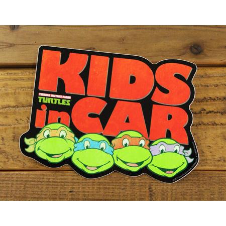 タートルズ ステッカー 子供が乗ってます KIDS IN CAR キッズインカー