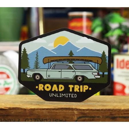 ステッカー アウトドア アメリカン おしゃれ スーツケース 車 バイク かっこいい キャンプ Vintage Outdoor Budges Road Trip Sc Vob0 Ahd U S Junkyard 通販 Yahoo ショッピング