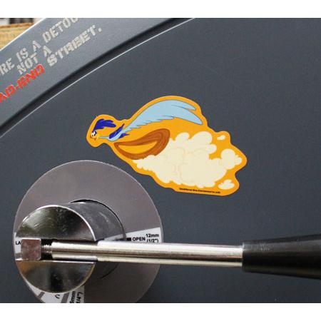 ロードランナー ステッカー ルーニー テューンズ 車 アメリカン キャラクター おしゃれ かっこいい かわいい バイク ヘルメット 鳥 カーステッカー オレンジ Sc Wb018 Gen U S Junkyard 通販 Yahoo ショッピング