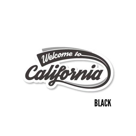 定番人気 ステッカー アメリカン おしゃれ かっこいい 車 カリフォルニア アウトドア キャンプ スーツケース カーステッカー Welcome To California Decal ロゴ サイズm Supplystudies Com