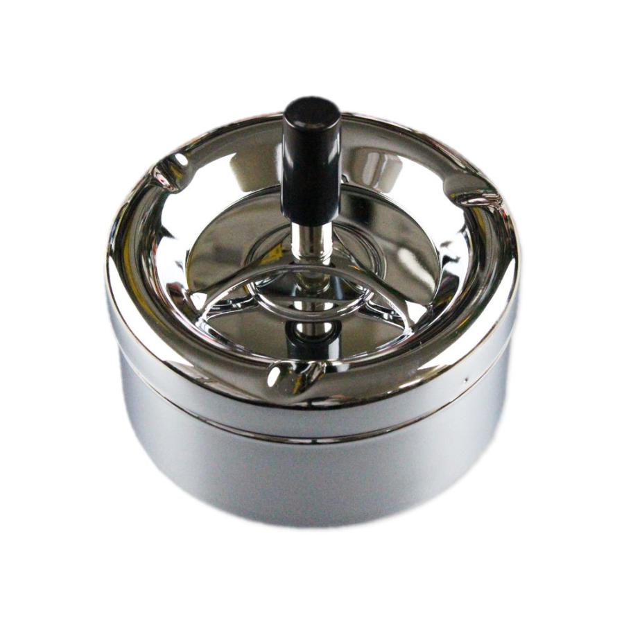 灰皿 回転 おしゃれ 卓上 シンプル 金属 クロームメッキ おしゃれ かっこいい 使い易い 人気 アウトドア キャンプ カンアシュトレイ プッシュターン Sm Hys U S Junkyard 通販 Yahoo ショッピング