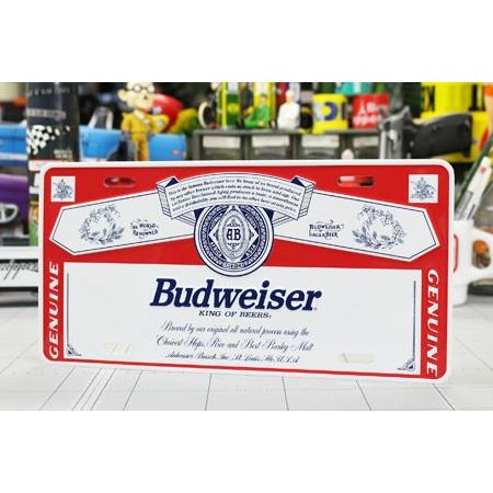 バドワイザー BUDWEISER サインプレート ライセンスプレート
