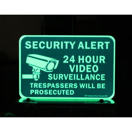 セキュリティ ダミー サインプレート 防犯カメラ アメリカン おしゃれ