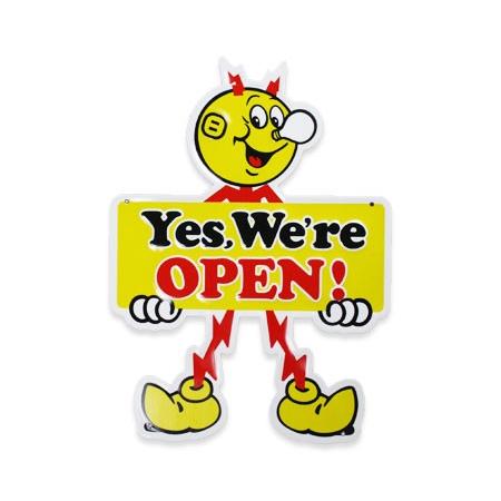 レディ キロワット 看板 サインプレート アメリカン インテリア 雑貨 壁 飾り おしゃれ かっこいい ガレージ 世田谷ベース エンボスメタルサイン Fepc Open Sp Sho U S Junkyard 通販 Yahoo ショッピング