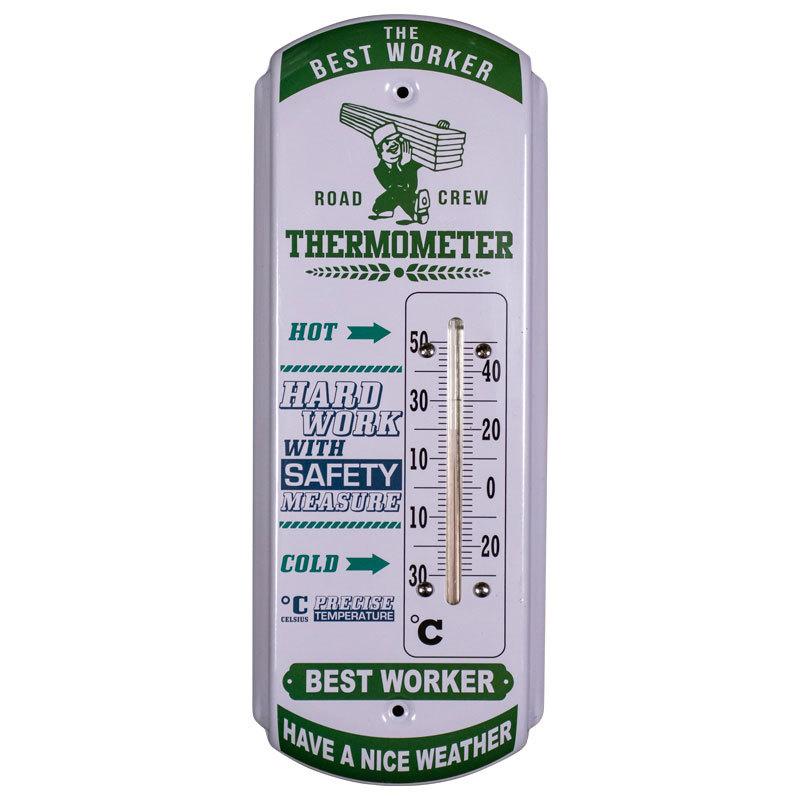 温度計 おしゃれ アメリカン インテリア雑貨 看板 ガレージ 壁掛け 飾り かっこいい ウォールデコ アメリカン雑貨 Best Worker Sp Sho U S Junkyard 通販 Yahoo ショッピング