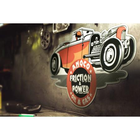 アモコ 看板 サインプレート サインボード アメリカン インテリア 雑貨