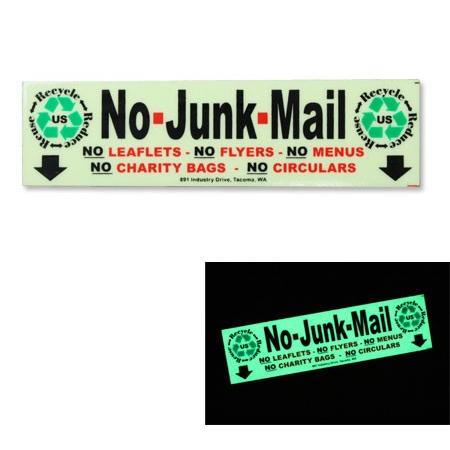 サインプレート チラシお断り アメリカン おしゃれ かっこいい 面白い 郵便ポスト 表示 案内 警告 注意 蓄光 両面テープ Glow Sign Us No Junk Mail Cprt Sp Unt U S Junkyard 通販 Yahoo ショッピング