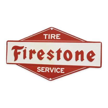 ファイアストン FIRESTONE サインプレート アンティーク レトロ