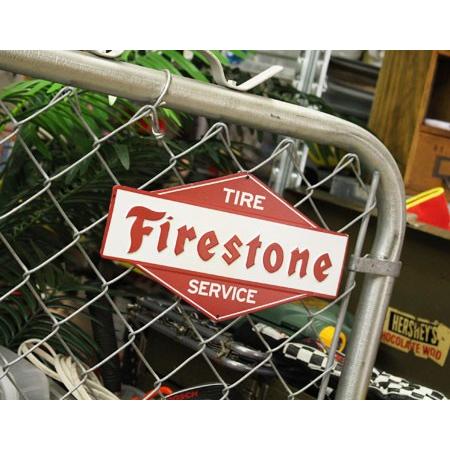 ファイアストン FIRESTONE サインプレート アンティーク レトロ
