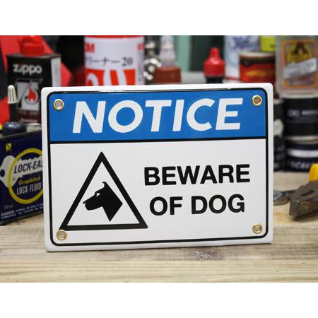 ダルトン サインプレート サインボード 番犬注意 犬 看板 案内板 表示