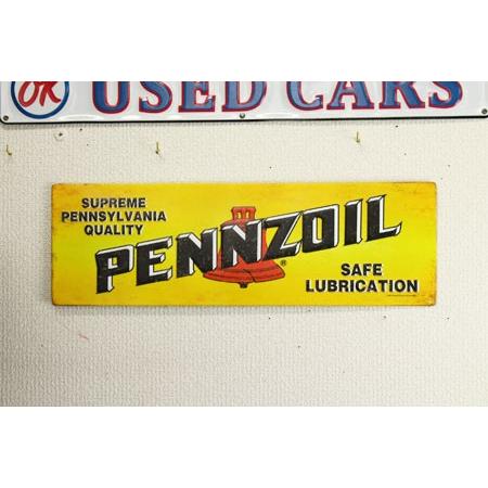 ペンゾイル ペンズオイル PENNZOIL サインプレート 看板 インテリア