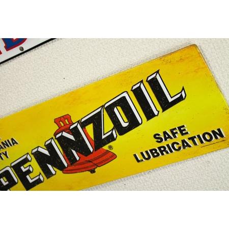 ペンゾイル ペンズオイル PENNZOIL サインプレート 看板 インテリア