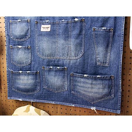 ウォールポケット デニム [おしゃれ/布/壁掛け/収納]＿SR-003022-HTC