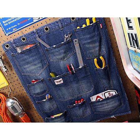 ウォールポケット デニム [おしゃれ/布/壁掛け/収納]＿SR-003022-HTC