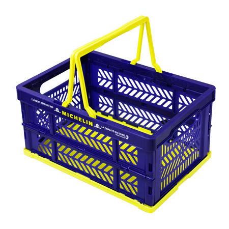 ミシュラン 折りたたみ バスケット 収納 かご おしゃれ 買い物